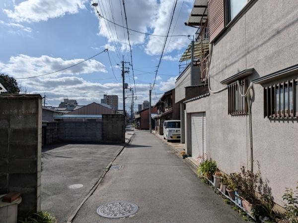 京都市上京区出水通智恵光院西入田村備前町　中古戸建 現地写真（前面道路含む現地写真）