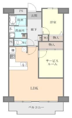 ネオコーポ東山 間取図・土地図