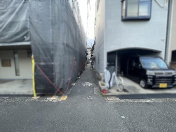 京都市下京区諏訪開町　中古テラスハウス 現地写真（前面道路含む現地写真）