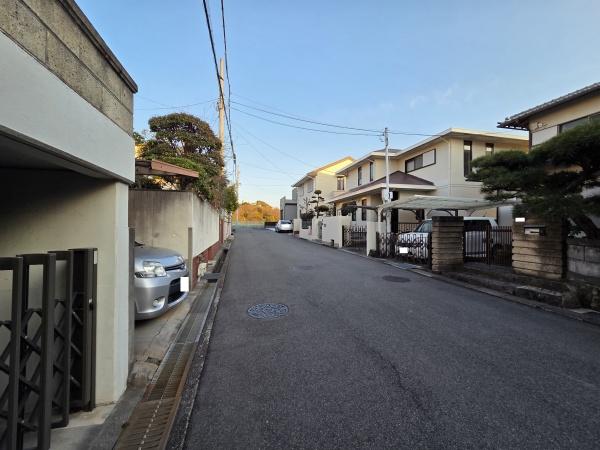 堺市南区桃山台3丁　売土地 現地写真（前面道路含む現地写真）