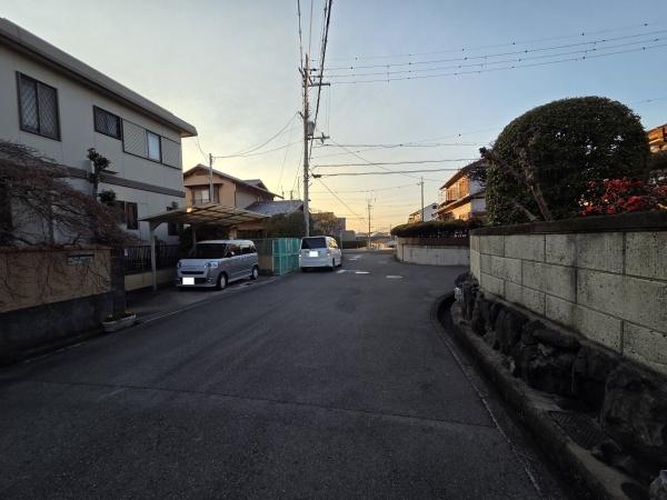 堺市南区桃山台3丁　売土地 現地写真（前面道路含む現地写真）