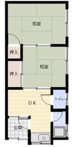 大阪市天王寺区勝山3丁目　中古戸建 間取図・土地図