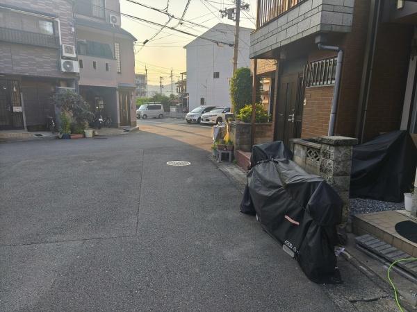 京都市山科区小山姫子町　中古戸建 現地写真（前面道路含む現地写真）