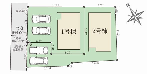 堺市西区浜寺諏訪森町東2号棟　新築戸建 区画図