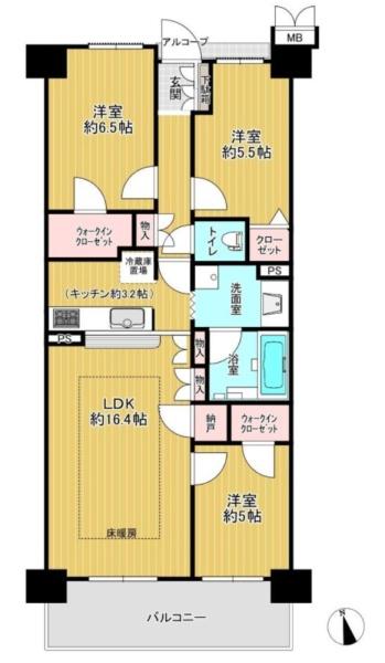 リバーガーデン我孫子前 間取図・土地図