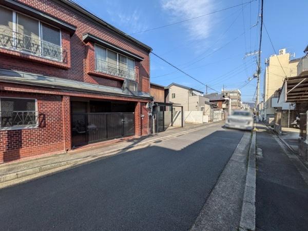 京都市北区紫野上門前町　建築条件無売土地 現地写真（前面道路含む現地写真）