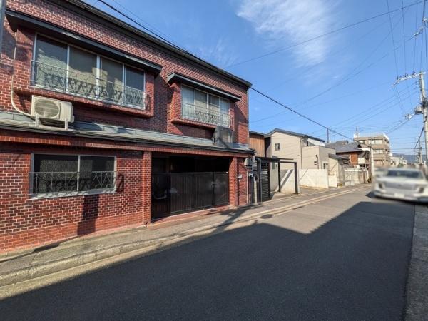 京都市北区紫野上門前町　建築条件無売土地 現地写真（前面道路含む現地写真）