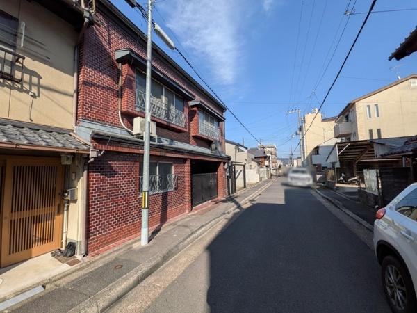 京都市北区紫野上門前町　建築条件無売土地 現地写真（前面道路含む現地写真）
