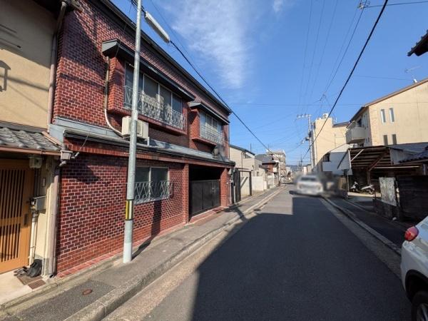 京都市北区紫野上門前町　建築条件無売土地 現地写真（前面道路含む現地写真）