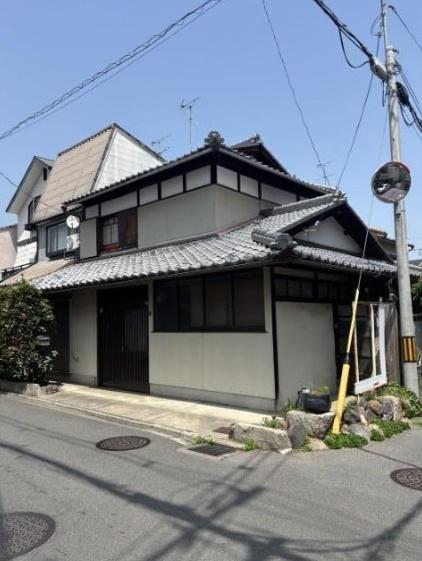 京都市右京区嵯峨野神ノ木町　古家付売土地 間取図・土地図