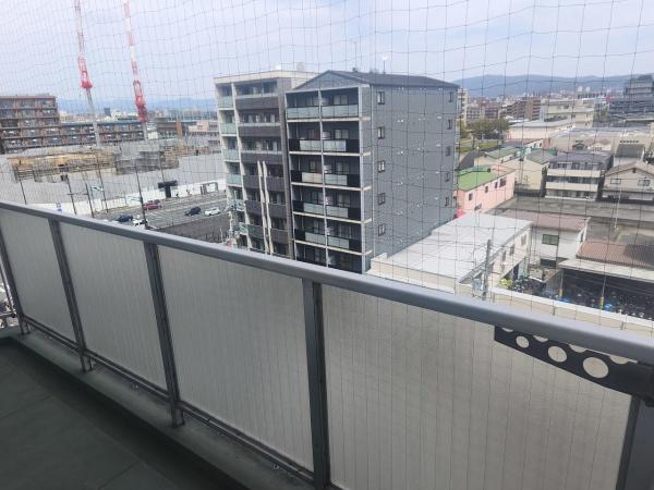 日商岩井朱雀マンション 現地写真（バルコニー）