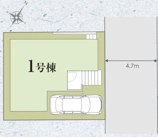 堺市西区北条町2丁　新築戸建 区画図