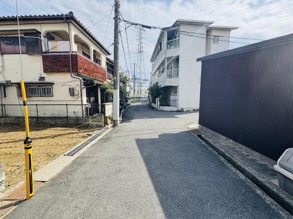 堺市中区土師町2丁　売土地 現地写真（前面道路含む現地写真）