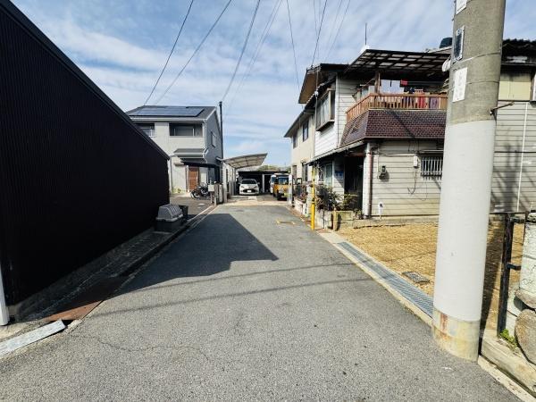 堺市中区土師町2丁　売土地 現地写真（前面道路含む現地写真）