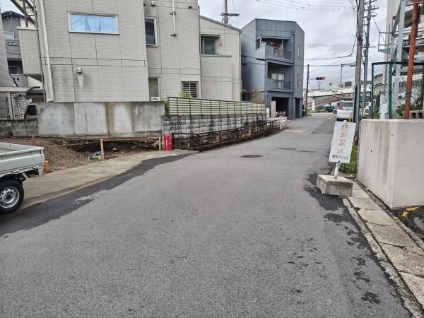 京都市南区久世上久世町　新築戸建 現地写真（前面道路含む現地写真）