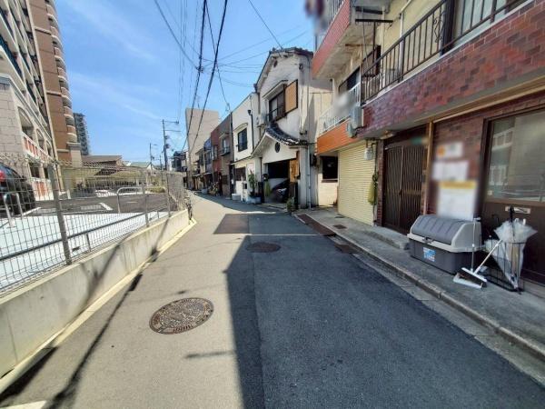 大阪市東成区玉津2丁目　中古戸建 現地写真（前面道路含む現地写真）