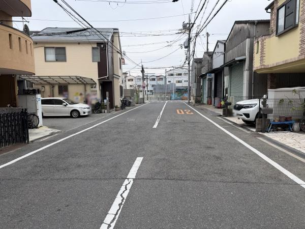 大阪市西成区南津守3丁目　中古戸建 現地写真（前面道路含む現地写真）