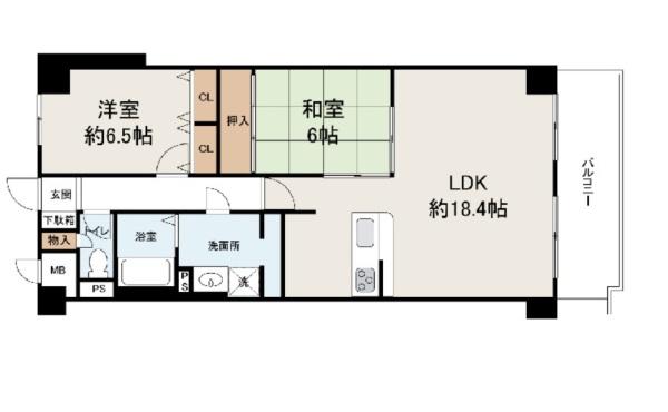 ベルク浜寺公園 間取図・土地図