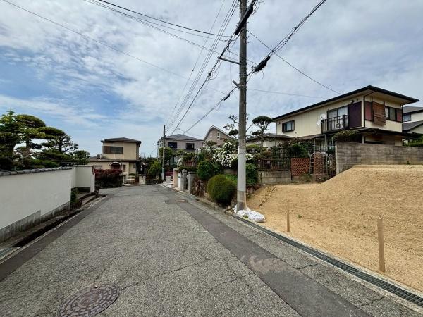 堺市南区三原台4丁　売土地 現地写真（前面道路含む現地写真）