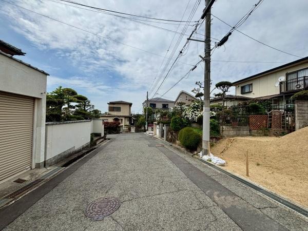 堺市南区三原台4丁　売土地 現地写真（前面道路含む現地写真）