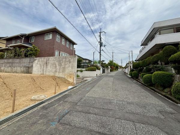 堺市南区三原台4丁　売土地 現地写真（前面道路含む現地写真）