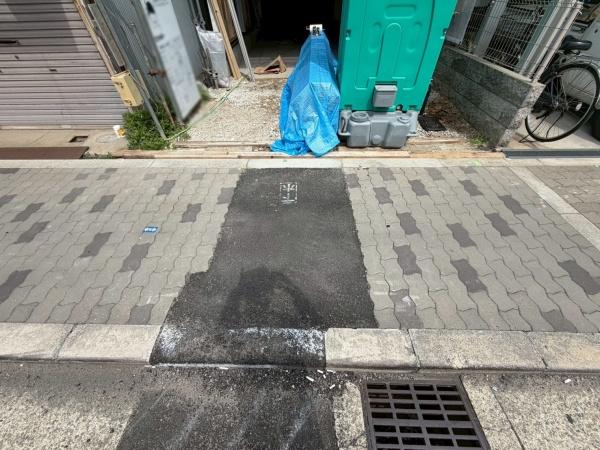 大阪市生野区田島3丁目　新築戸建 現地写真（前面道路含む現地写真）