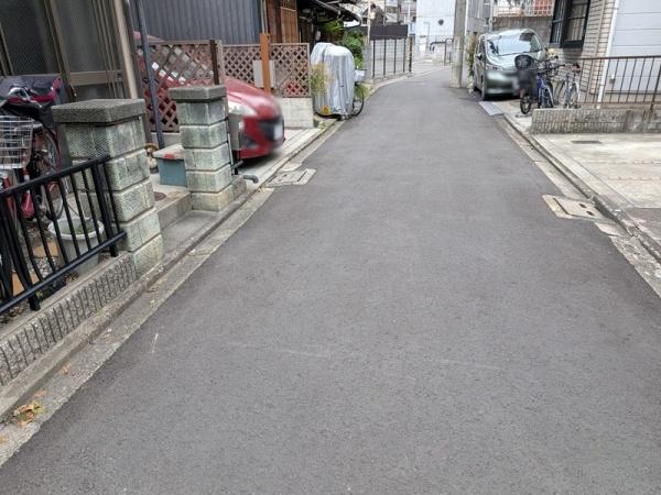 京都市右京区西院西今田町　中古テラスハウス 現地写真（前面道路含む現地写真）