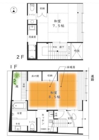 京都府京都市中京区壬生森町 間取図・土地図