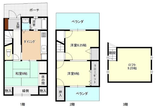 京都市左京区下鴨中川原町　中古戸建 間取図・土地図