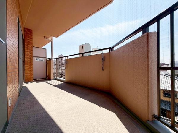 ライオンズマンション平野 現地写真（バルコニー）