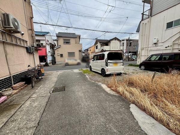 堺市東区菩提町1丁　売土地 現地写真（前面道路含む現地写真）
