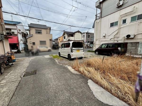 堺市東区菩提町1丁　売土地 現地写真（前面道路含む現地写真）
