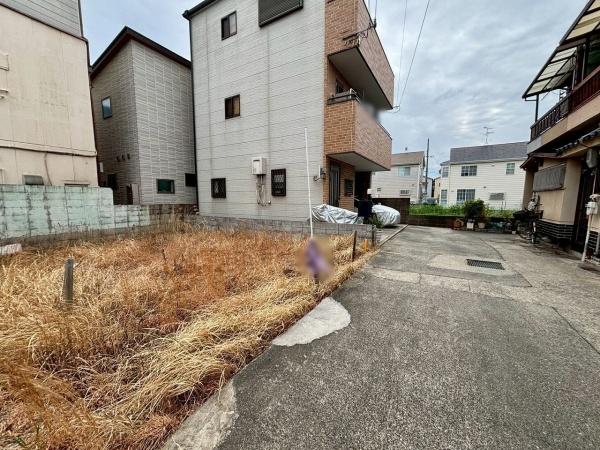 堺市東区菩提町1丁　売土地 現地写真（前面道路含む現地写真）