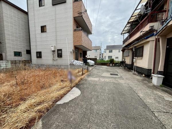 堺市東区菩提町1丁　売土地 現地写真（前面道路含む現地写真）