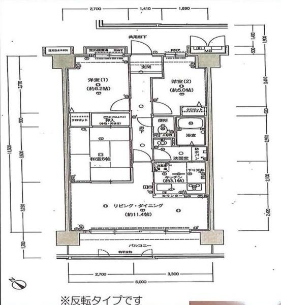 コート和泉府中セルカ 間取図・土地図