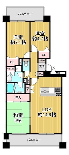 グランアヴェニューノースプレイスザ・ガーデン 間取図・土地図