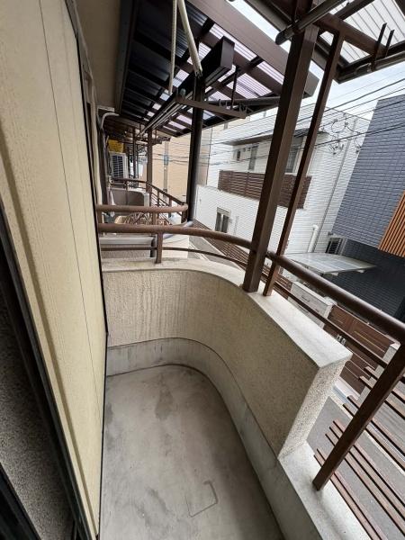 大阪府大阪市生野区中川東２丁目 現地写真（バルコニー）