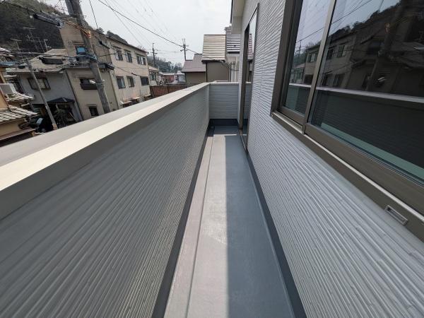 京都市左京区修学院千万田町　1号地　新築戸建 現地写真（バルコニー）