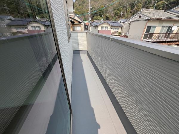 京都市左京区修学院千万田町　1号地　新築戸建 現地写真（バルコニー）