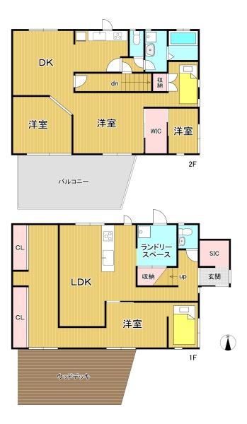 大津市比叡平3丁目　中古戸建 間取図・土地図
