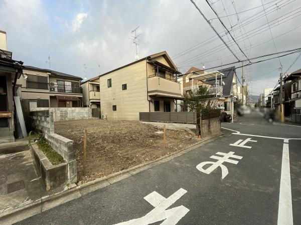 京都市北区紫竹西北町　新築戸建 現地写真（前面道路含む現地写真）