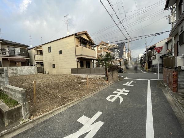 京都市北区紫竹西北町　新築戸建 現地写真（前面道路含む現地写真）