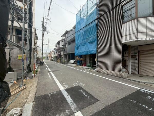 大阪市住之江区西住之江3丁目　B号地　新築戸建 現地写真（前面道路含む現地写真）