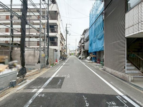 大阪市住之江区西住之江3丁目　B号地　新築戸建 現地写真（前面道路含む現地写真）