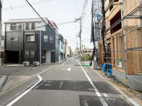 大阪市住之江区西住之江3丁目　A号地　新築戸建 現地写真（前面道路含む現地写真）