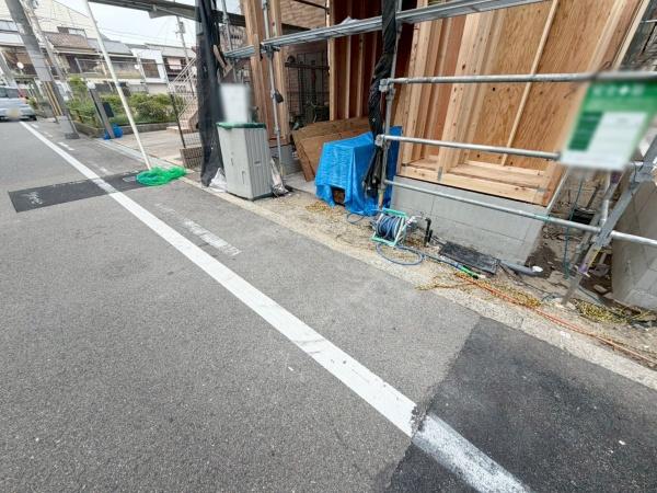 大阪市住之江区西住之江3丁目　A号地　新築戸建 現地写真（前面道路含む現地写真）