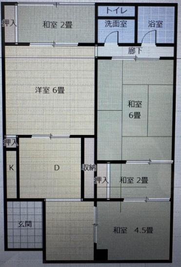 京都市中京区壬生森前町　中古テラスハウス 間取図・土地図