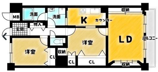 フォルム洛北 間取図・土地図
