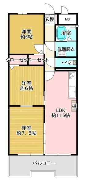 コボリマンション新大阪 間取図・土地図