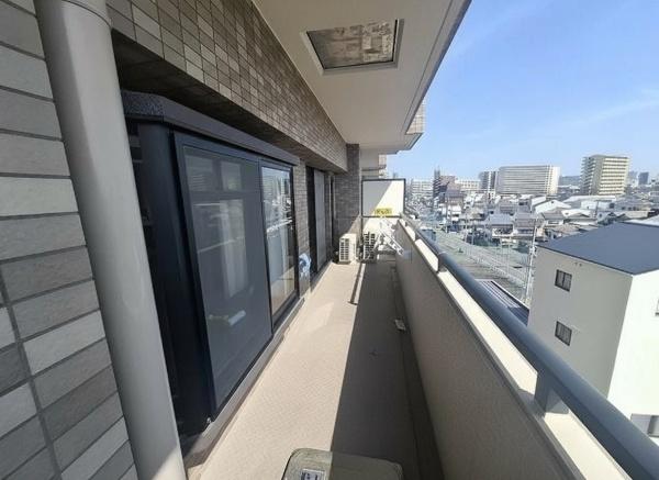 ライオンズマンション此花 現地写真（バルコニー）